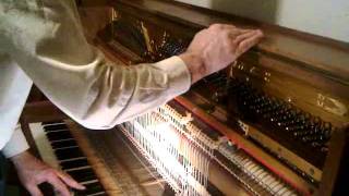 preview picture of video 'Das Stimmen eines Oberdämpfer-Klaviers - The Tuning of Upperdamper Pianos'