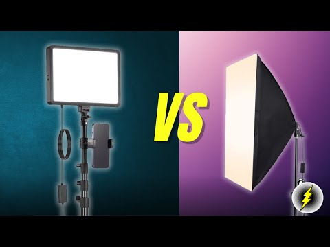 Soft Box Lights vs LED Panel for Content Creators