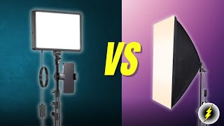 Soft Box Lights vs LED Panel for Content Creators