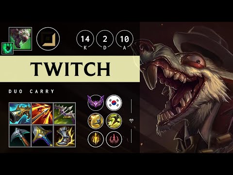 Twitch ADC vs Jinx - KR Master Patch 25.20