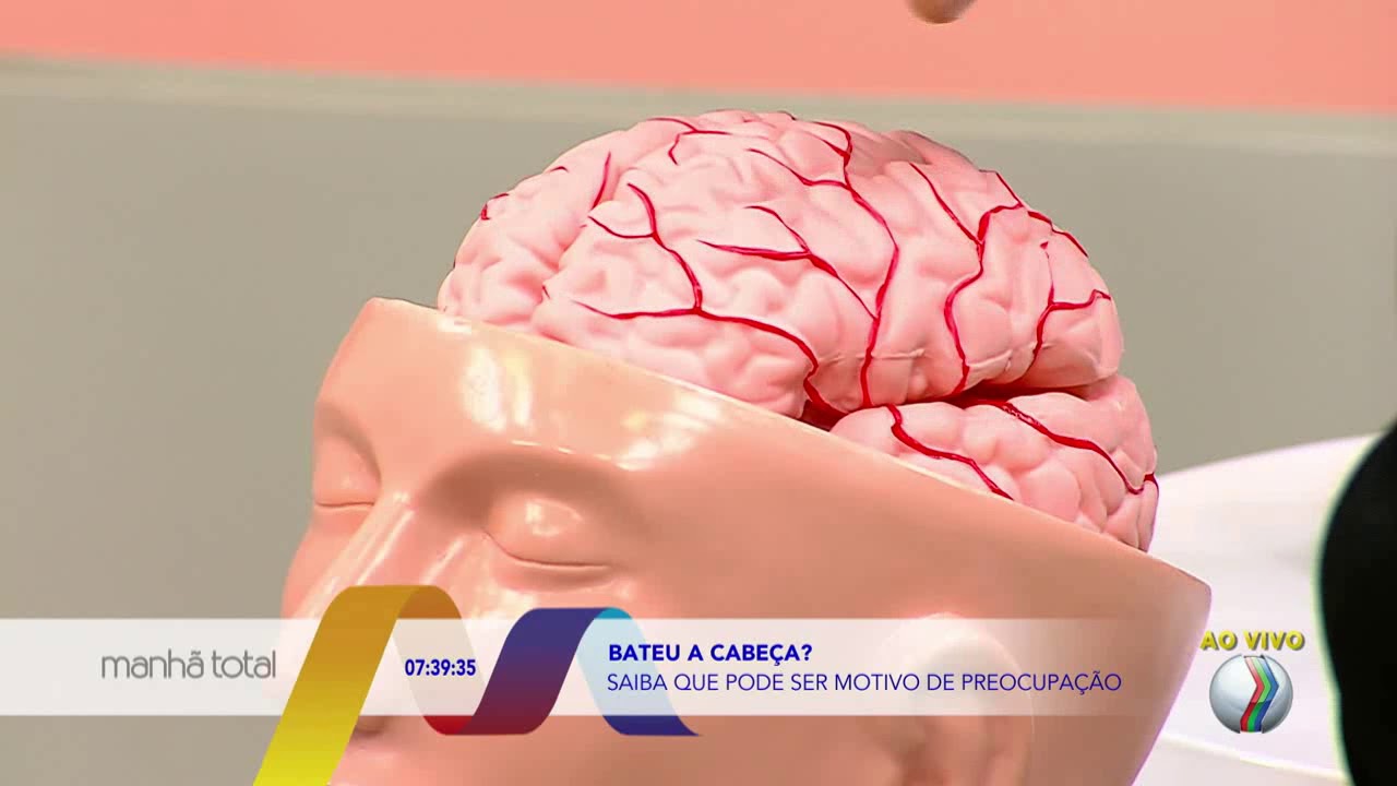 Bater a cabeça pode ser motivo de preocupação - MANHÃ TOTAL