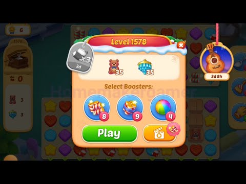 Matchington Mansion Level 1578, Level 1579 & Level 1580 - iOS/ Android