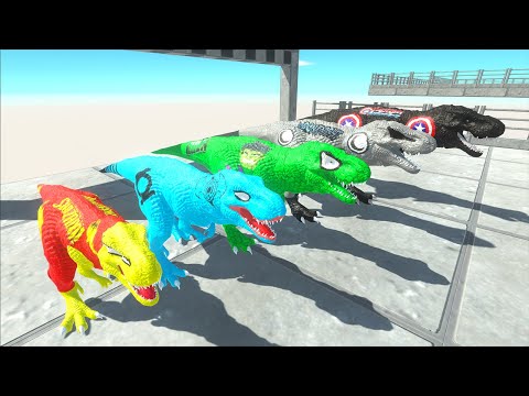 Hunting found Jurassic world evolution 2 Team T-rex Marvel Vs Shazam Superhero Dinosaurs Champions