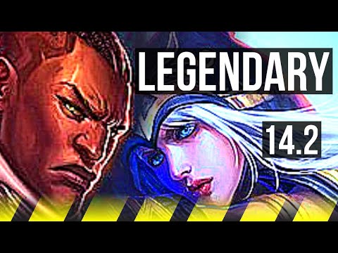 LUCIAN & Nami vs ASHE & Milio (ADC) | Legendary, 14/4/9 | BR Grandmaster | 14.2