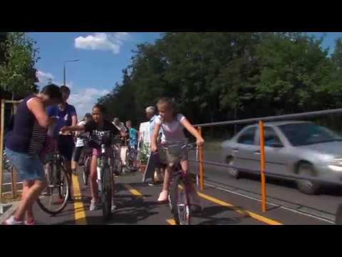 Kozármisleny TV/ Kerékpárút átadó