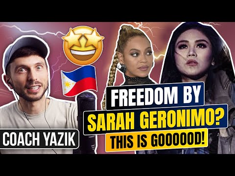 YAZIK reacts to Filipino Singer Sarah Geronimo - Freedom
