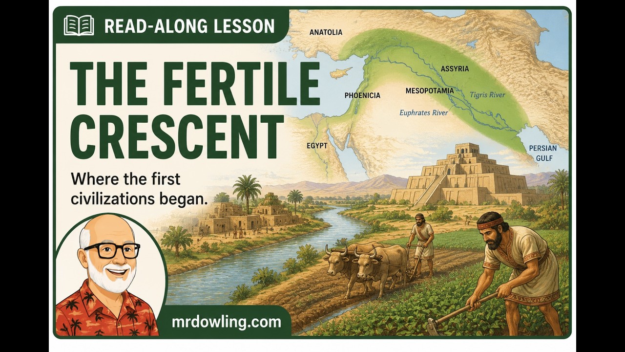 Mesopotamia and the Fertile Crescent - a reading lesson