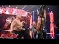 Seth Rollins Vs Brock Lesnar WWE World Heavyweight Championship Match Raw March 30 2015