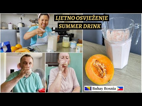 Ljetno osvježenje dinje | Cantaloupe summer refreshment | Simple summer drink