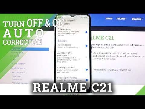 How to Activate Auto Correction in REALME C21 – Enable Auto Correction