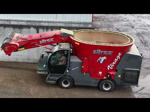 CANADIAN FARMER - FIRST IN NORTH AMERICA. FRONT OFF-LOADING TMR (Total Mixed Ration)  SITRIX VIRAGE