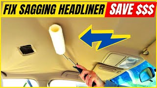 How To Fix A Headliner The Correct Way 🚗 Easy & Cheap!