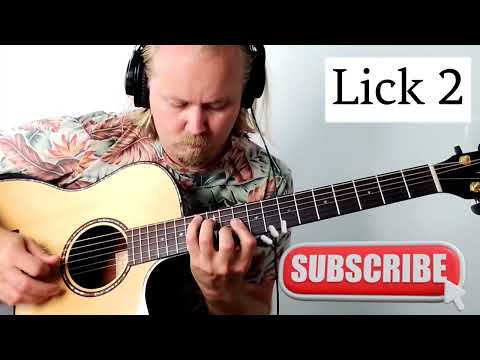 4 Gypsy jazz influenced latin licks over Em7-A7-D