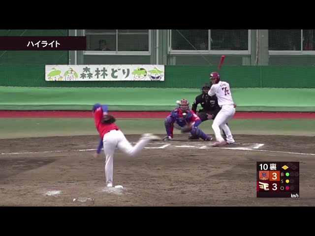 【ファーム】4月8日 東北楽天ゴールデンイーグルス 対 オイシックス新潟アルビレックスBC ハイライト