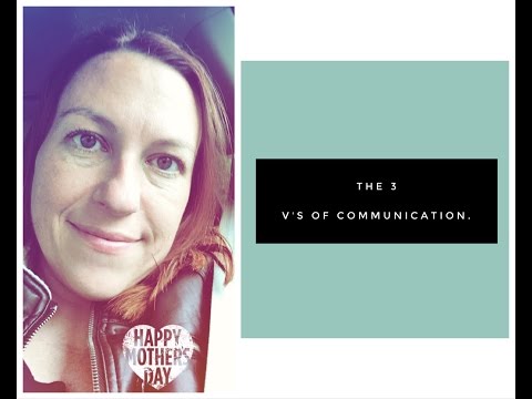 The 3  V's of communication