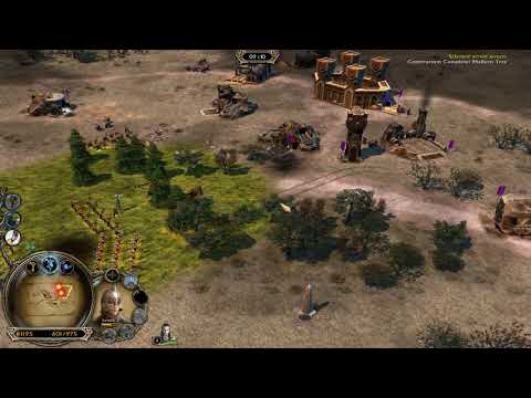 LOTR BFME II ROTWK v8.2.0 1v1 Brutal AI (Elves vs Dwarves)