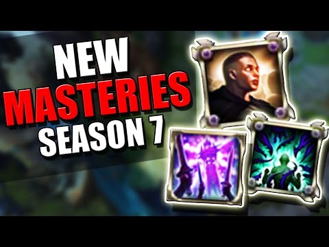 NEW MASTERIES & CHANGES | Pre-Season 7 - League of Legends