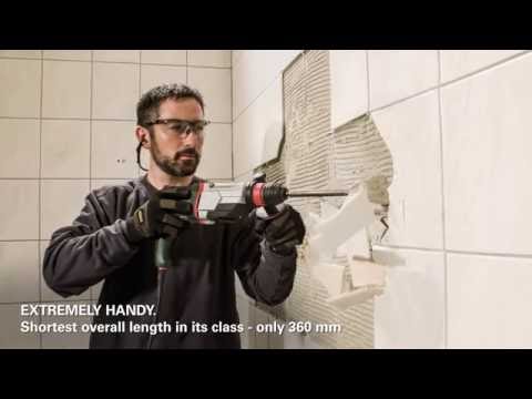 METABO perforatorius KHE 2860 800W 3,2J SDS-Plus, lagaminas video