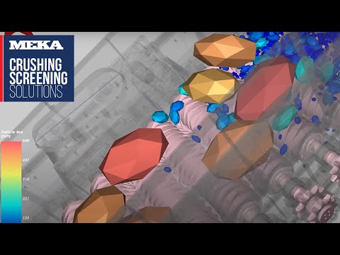 Wobbler Feeder - Discrete Element Method (DEM) - MEKA