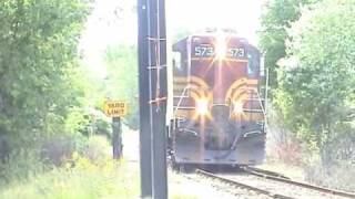 preview picture of video 'CSRR 573 on the Conway Branch'