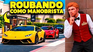 Roubando CARROS como UM MANOBRISTA no GTA 5 RP!