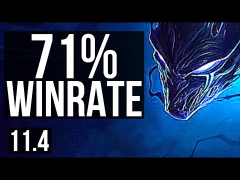 NOCTURNE vs UDYR (JUNGLE) | 71% winrate, 14/3/8, Godlike | BR Diamond | v11.4