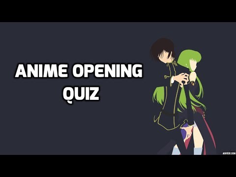 Anime Opening Quiz