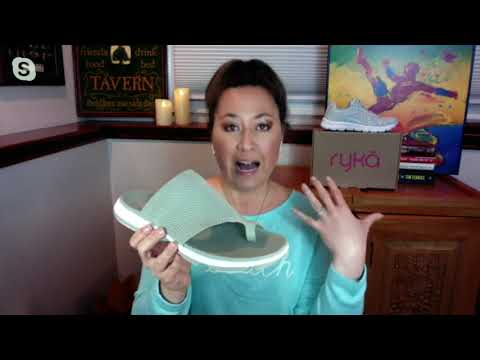 Ryka Mesh Toe-Loop Slide Sandals - Desi on QVC