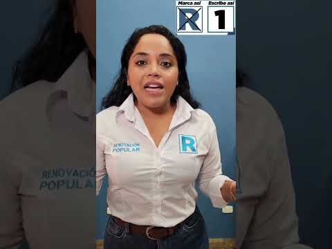 Diputada con el número 1