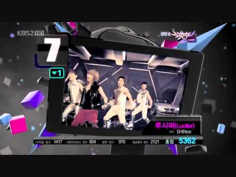 Supernova 'On Days That I Miss You' #3 on 100903 Music Bank K-Chart