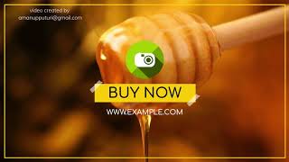 100% Natural Organic Honey Commercial Ads | Organic Honey Advertisement