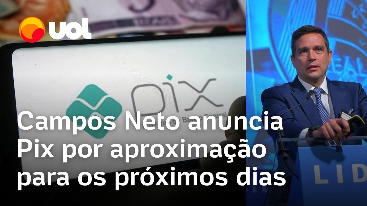 Pix: Campos Neto anuncia lançamento de Pix por aproximação para a próxima semana; veja fala no Lide