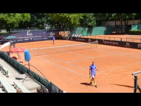 Tennis Rudi Molleker vs. Adrian Andreev German Juniors 2017