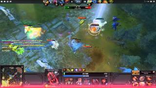 Na`Vi.DotA dominant teamfights vs aL @ Premier League