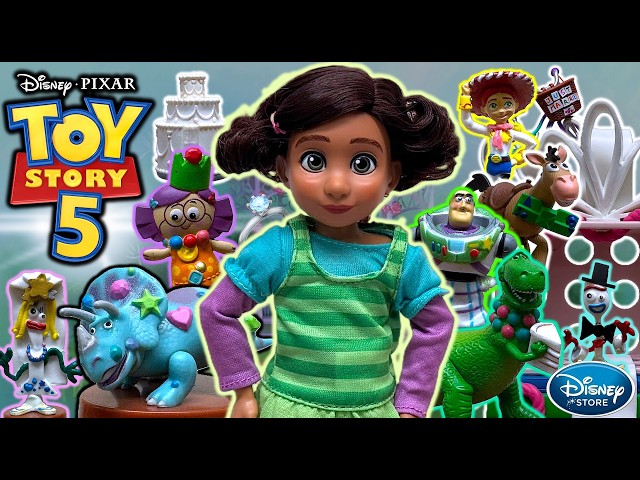 Vídeo relacionado con Disney Store Official, Toy Story, Set Juguetes baño, 5 Piezas, Incluye Buzz Lightyear, Woody, Jessie, Perdigón y Rex, Cubo con Tapa colador, Juguete para baño o Piscina Infantil, Mayores de 6 Meses