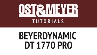 Beyerdynamic DT 1770 PRO - відео 4