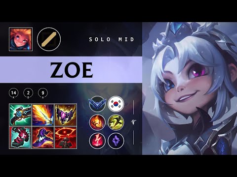 Zoe Mid vs Twisted Fate - KR Diamond Patch 25.24