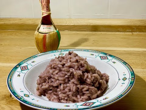 Riso al Vino Chianti Classico - Rice With Red Wine Chianti