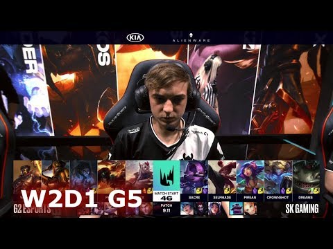 G2 eSports vs SK Gaming | Week 2 Day 1 S9 LEC Summer 2019 | G2 vs SK W2D1
