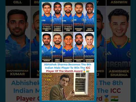 🧢🇮🇳Abhisek Sharma Joined 💎 The Elite Club🏏 #shorts #cricket #abhisheksharma #icc