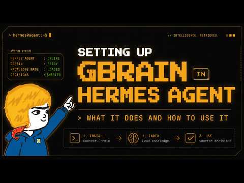 Give Your AI Agent a Second Brain (Gbrain + Hermes Agent)