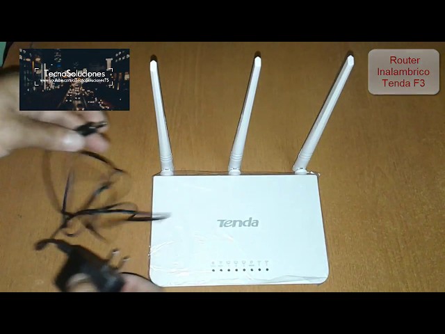 Vídeo relacionado con Tenda F3 Router WiFi N300 - Router Inalámbrico a 2,4 GHz WiFi, Punto de Acceso con 3 5dBi Antenas, 3 Puertos LAN/WAN Fast Ethernet, Control Parental, Red de Invitados, WISP, Fácil de Configurar