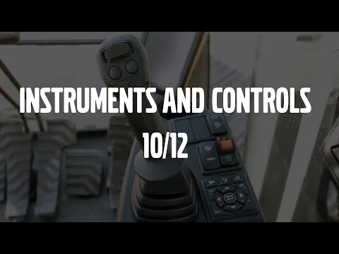 Instruments and controls – Volvo Crawler Excavators E-series – Basic operator training – 10/12