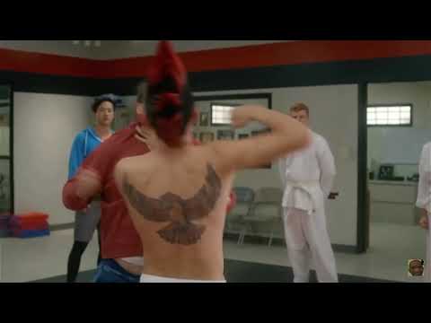 Hawk beats up his bully.