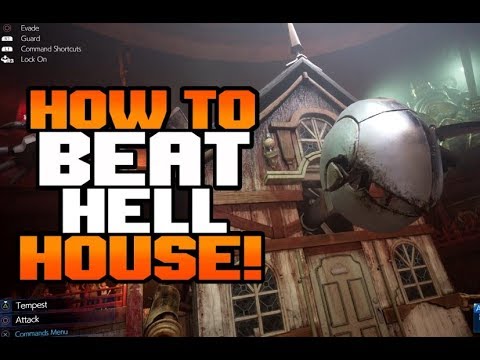HOW TO BEAT HELL HOUSE!  FF7 Remake Gameplay