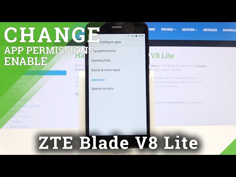 How to Change App Permissions in ZTE Blade V8 Lite – Manage Apps
