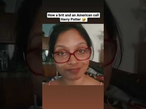 Harry Potter in British and American accent | Pivi | #shorts #harrypotter