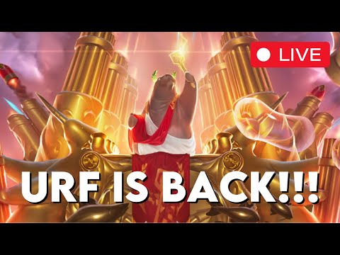 URF WITH Friends and Viewers!! Let's have some fun!! 80% Cooldown???