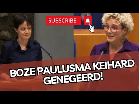 Partijgenoot Omtzigt (Joseph) zet Paulusma (D66) KEIHARD op haar PLEK zonder woorden!
