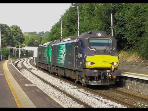DRS Class 88/68 Nos. 88003 & 68006 at Heworth  - 6E44 Nuclear Flasks -  29th August 2024